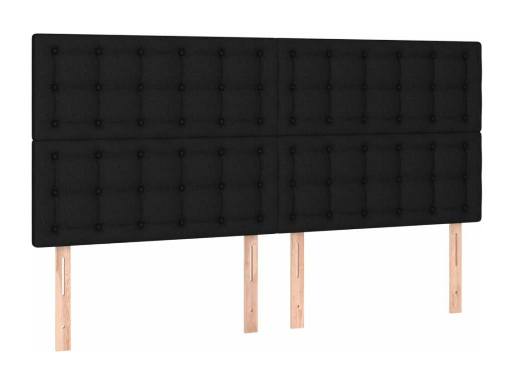Mattress, Fabric, Black, 180 x 200 cm