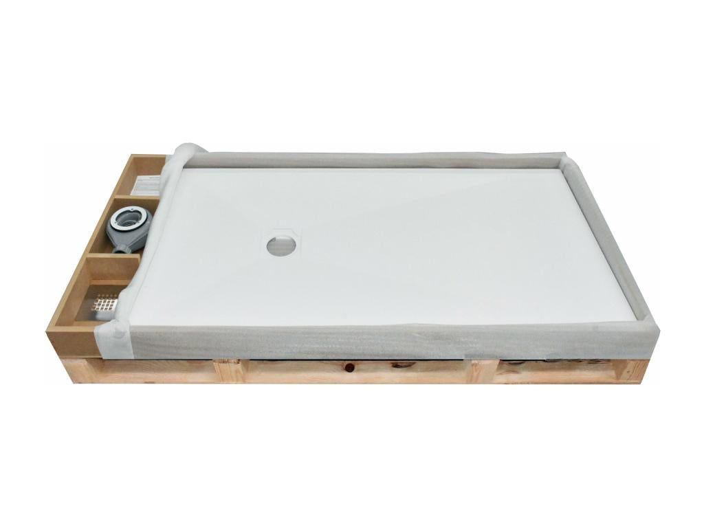 Shower Tray, Resin, Beige, 200 x 90 cm