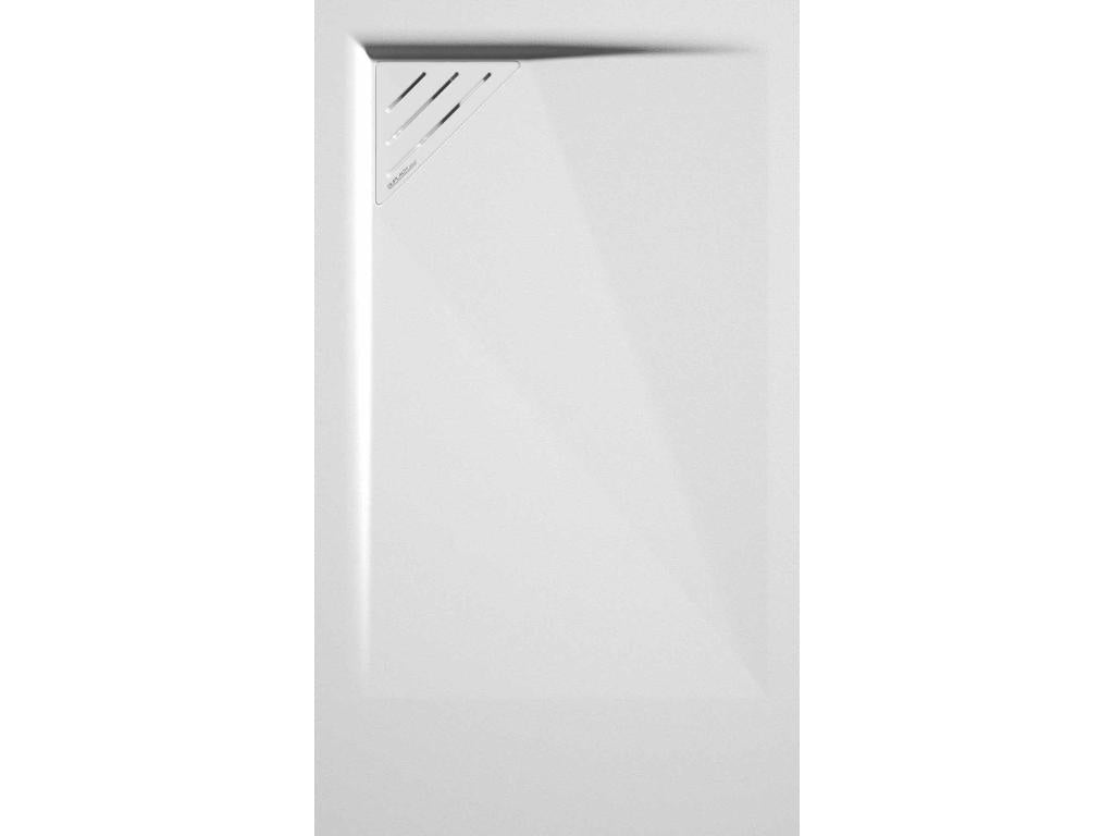 Shower Tray, Resin, White, 150 x 70 cm