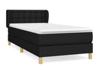 Mattress, Fabric, Black, 100 x 200 cm