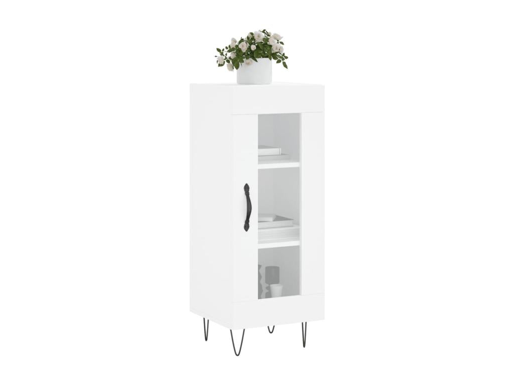 Sideboard, Wood, White, 34 x 90 cm