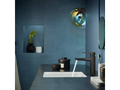 Bathroom Sink, Metal, Black