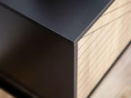 Sideboard, Wood, Black, 82 x 200 x 45 cm