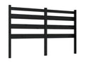 Headboard, Wood, Black, 140 x 190 cm
