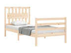 Bed Base, Wood, Naturel Clair, 90 x 190 cm
