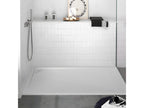 Shower Tray, Resin, White, 150 x 70 cm