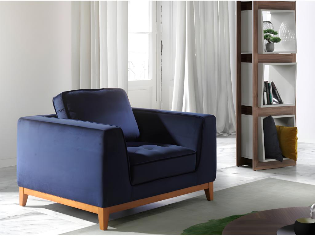 Contemporary shelf in walnut and lacquered wood, Meublita - Meublita Color