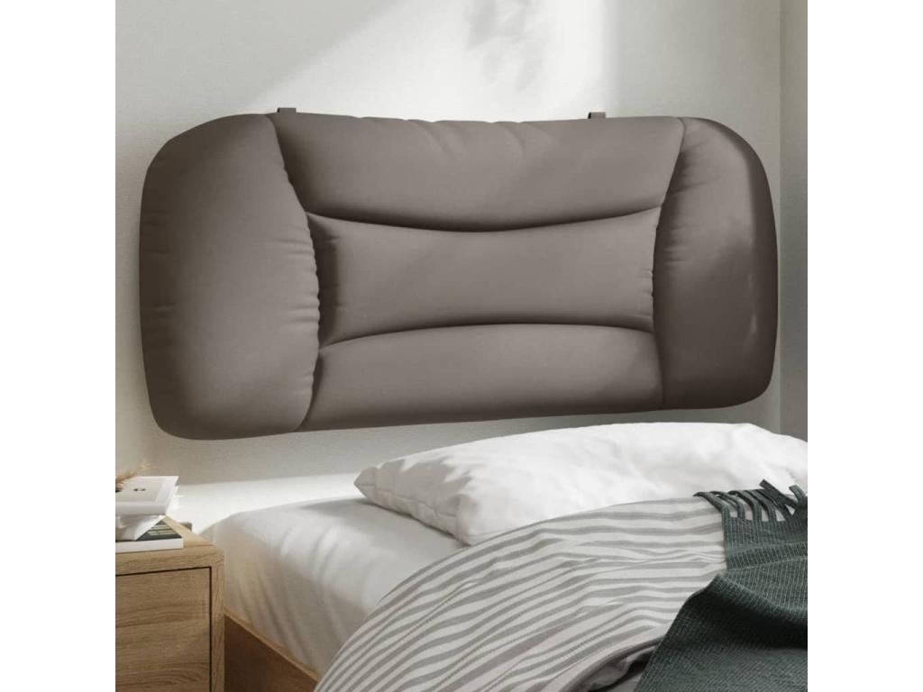 Headboard, Fabric Upholstery, Brown, 90 x 190 cm
