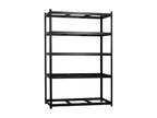 Shelf, Metal, Black, 180 x 120 x 60 cm