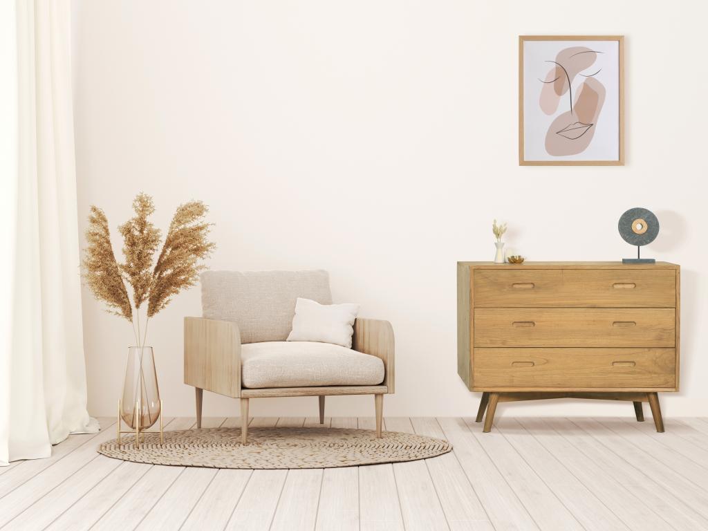 Dresser, Wood, Naturel Clair