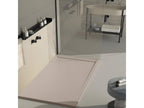 Shower Tray, Resin, Beige, 90 x 80 cm