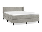 Mattress, Velvet, Gray, 140 x 190 cm