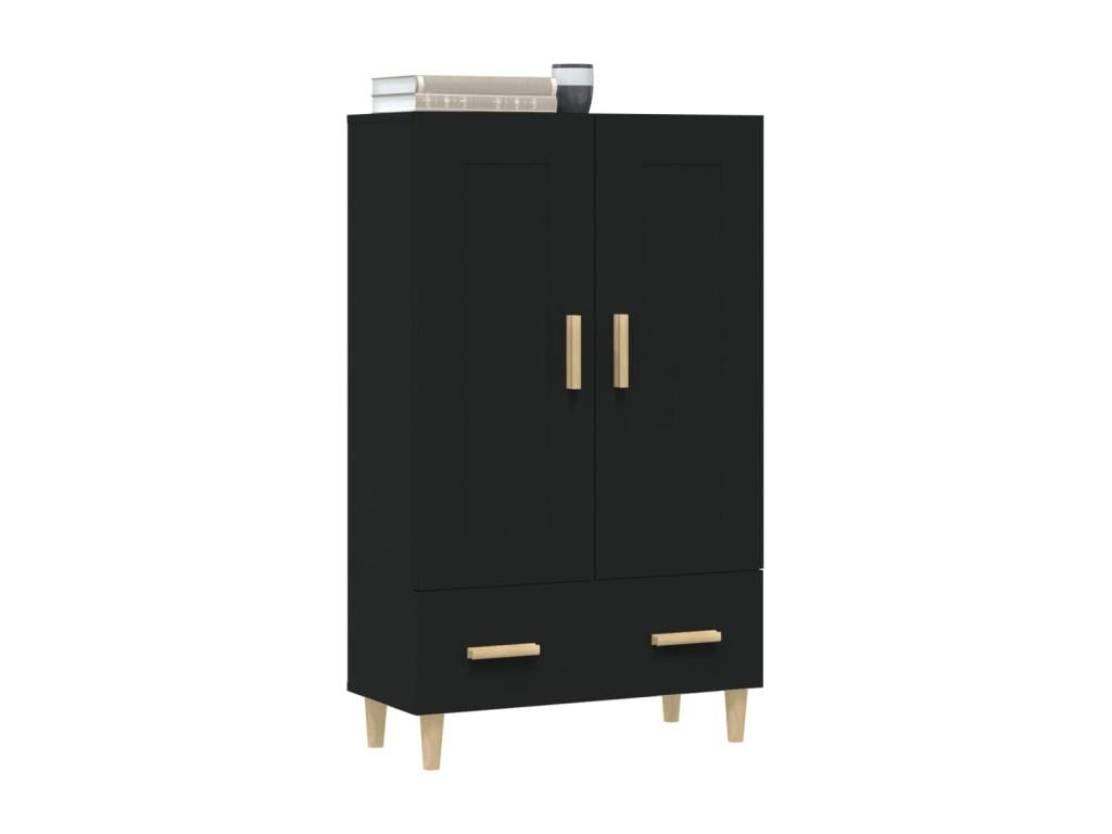 Sideboard, Wood, Black, 70 x 31 x 115 cm