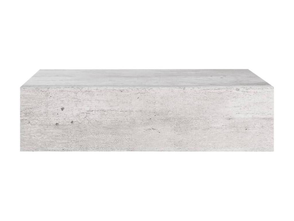 Shelf, 2-Piece, Wood, Gray, 40 x 23 m