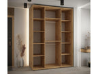 Wardrobe, Wood, Argenté/Blanc/Naturel Clair