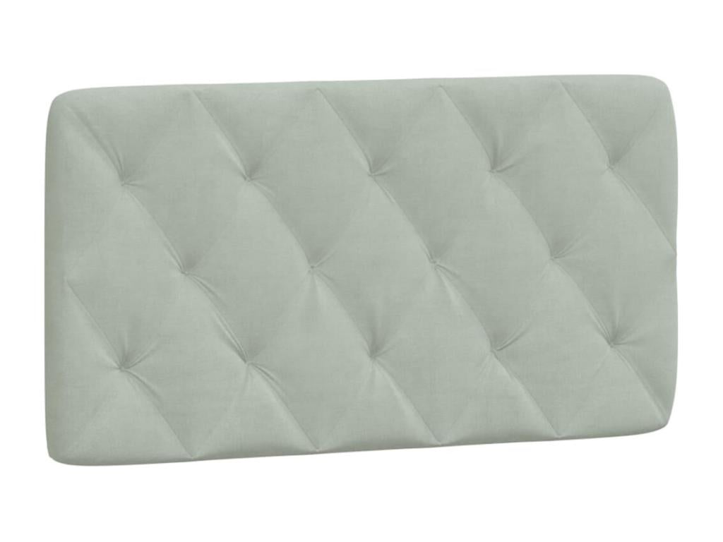 Bed Base, Velvet, Gray, 100 x 200