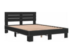 Bed Base, Wood, Black, 120 x 190