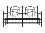 Bed Base, Metal, Black, 183 x 213