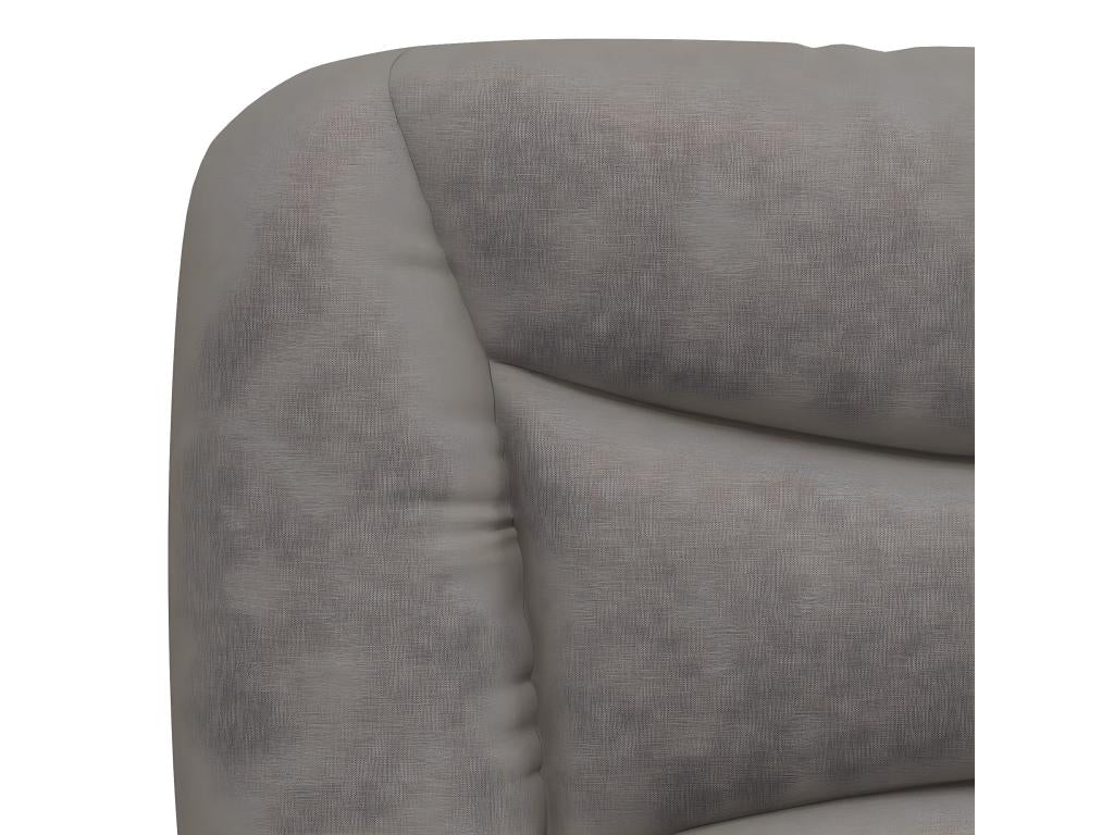 Mattress, Fabric, Taupe, 120 x 200