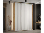 Wardrobe, Wood, Argenté/Blanc/Naturel Clair
