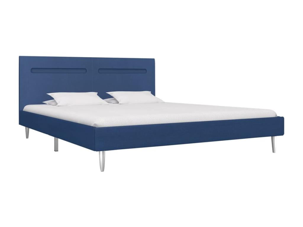 Bed Base, Fabric, Blue, 180 x 200 cm