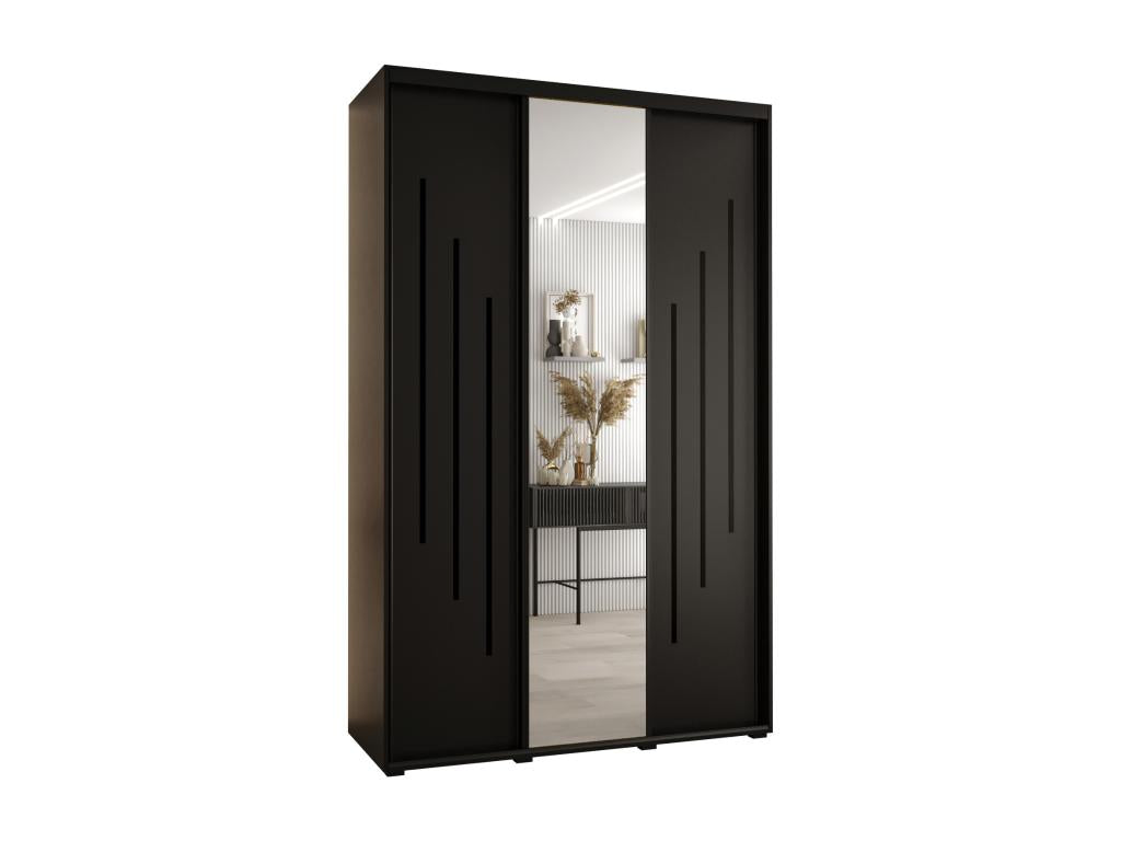 Wardrobe, Wood, Black