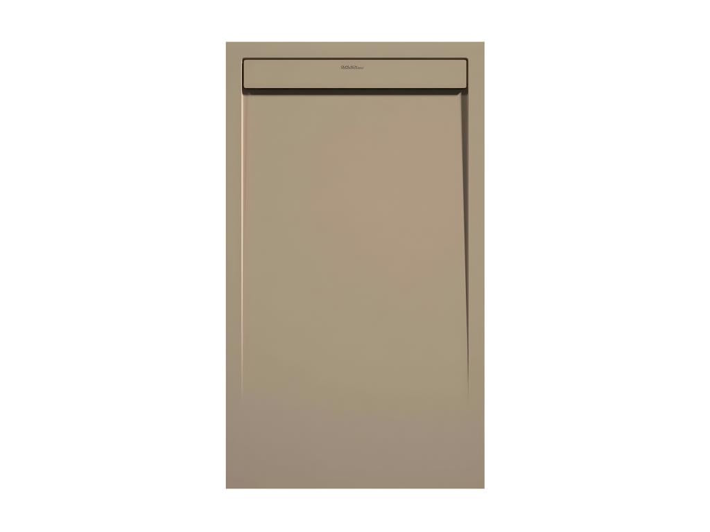 Shower Tray, Resin, Naturel Clair, 130 x 80 cm