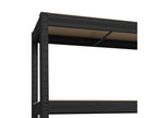 Shelf, Metal, Black, 180 x 120 x 60 cm