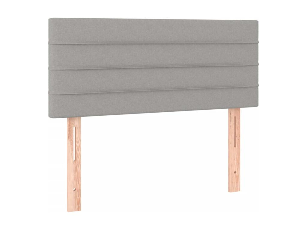 Mattress, Fabric, Light Gray, 90 x 190 cm