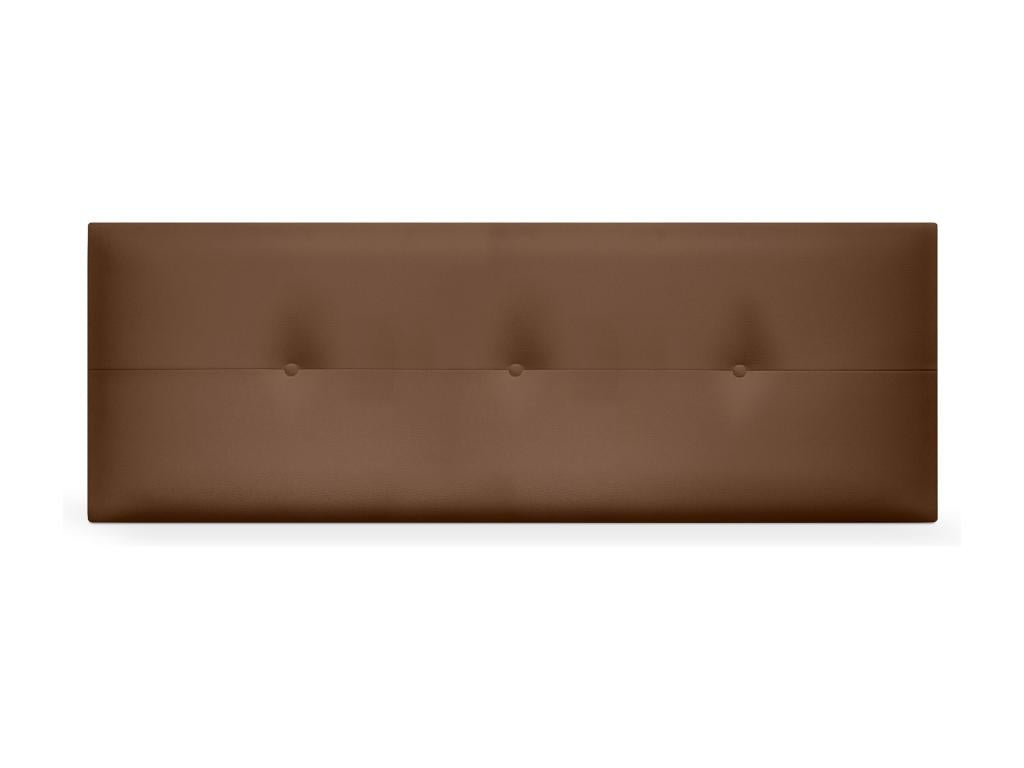 Headboard, Faux Leather Upholstery, Brown, 160 x 50 cm