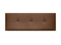 Headboard, Faux Leather Upholstery, Brown, 160 x 50 cm