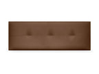 Headboard, Faux Leather Upholstery, Brown, 160 x 50 cm