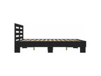 Bed Base, Wood, Black, 150 x 200