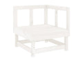 Patio Furniture Set, 8-Piece, Wood, White