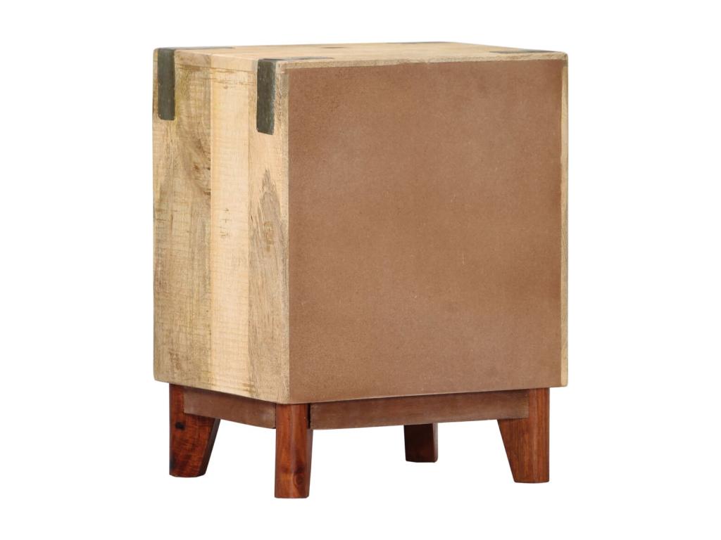 Nightstand, Wood, Brown, 40 x 30 x 52 cm