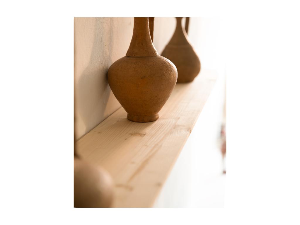 Shelf, Wood, Beige, 100 x 32 cm