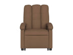 Armchair, Fabric Upholstery, Brown