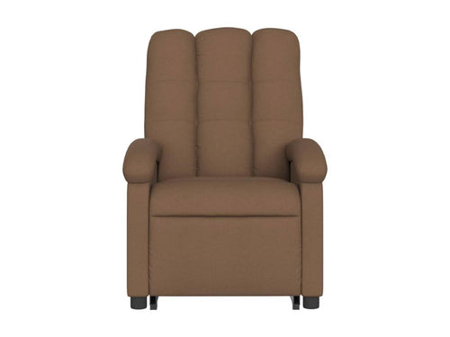 Armchair, Fabric Upholstery, Brown