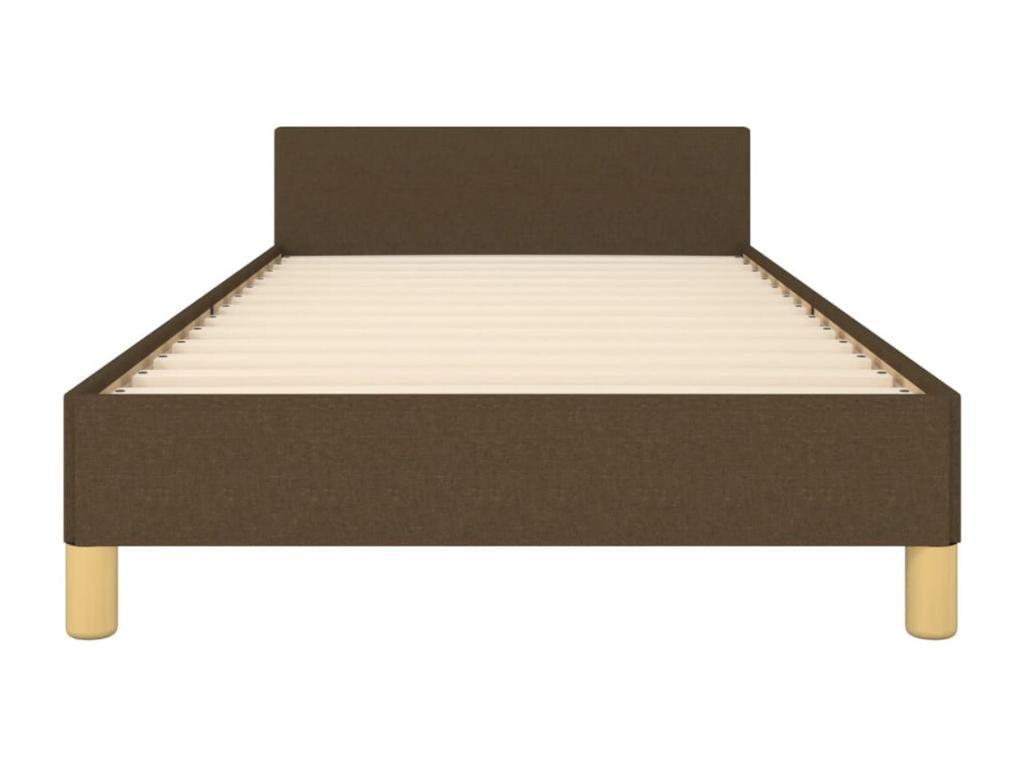 Bed Base, Fabric, Brown, 100 x 200 cm