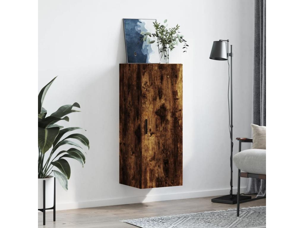 Wardrobe, Wood, Brown, 34 x 90 cm