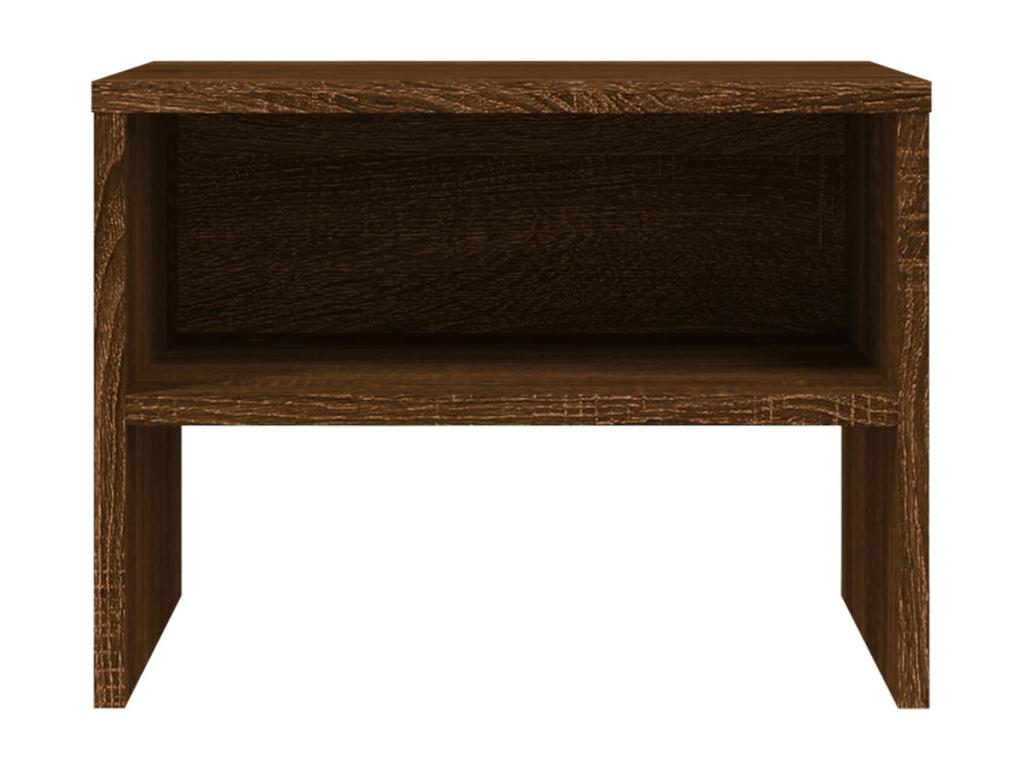 Nightstand, Wood, Brown, 40 x 30 x 30