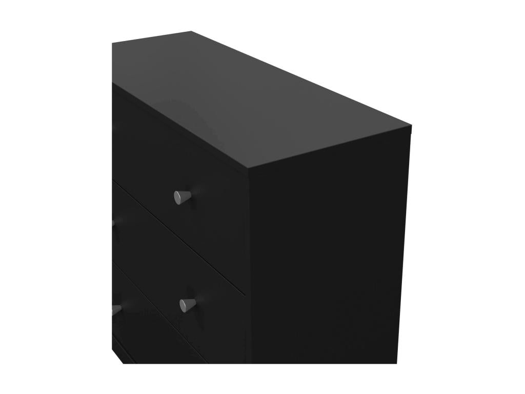 Dresser, Wood, Black, 72 x 30 cm