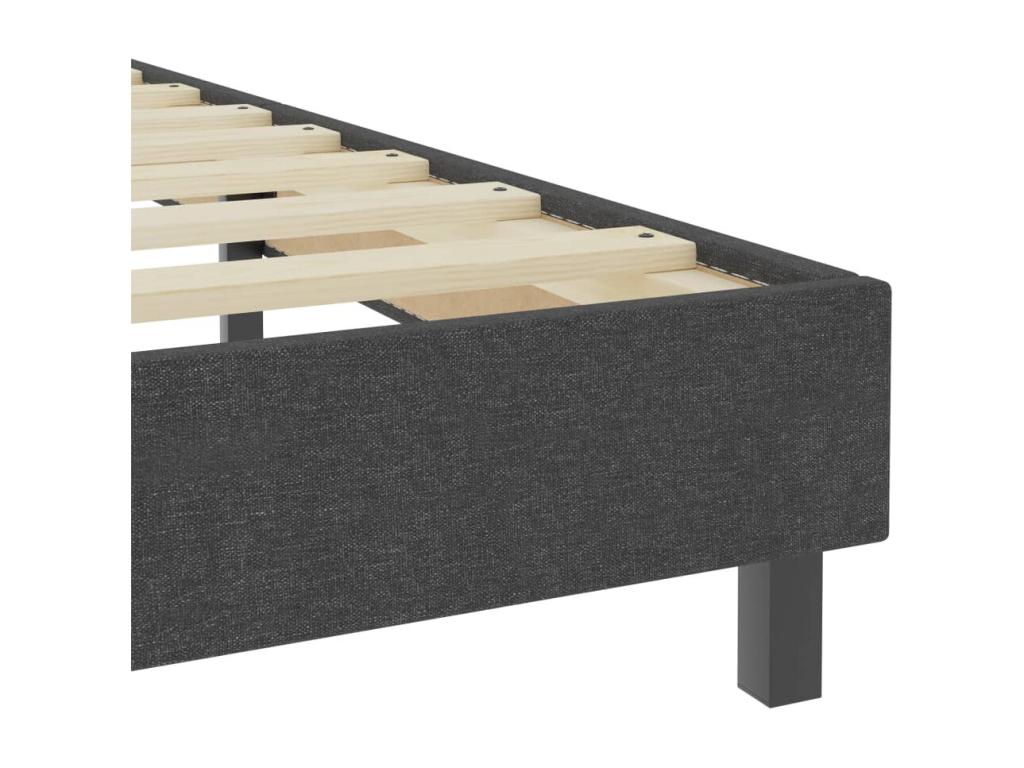 Bed Base, Fabric, Dark Gray, 200 x 200 cm