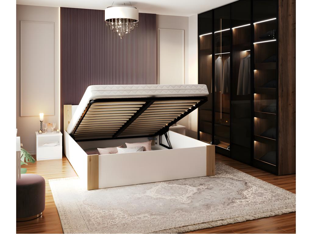 Mattress, Mdf, White, 160 x 200