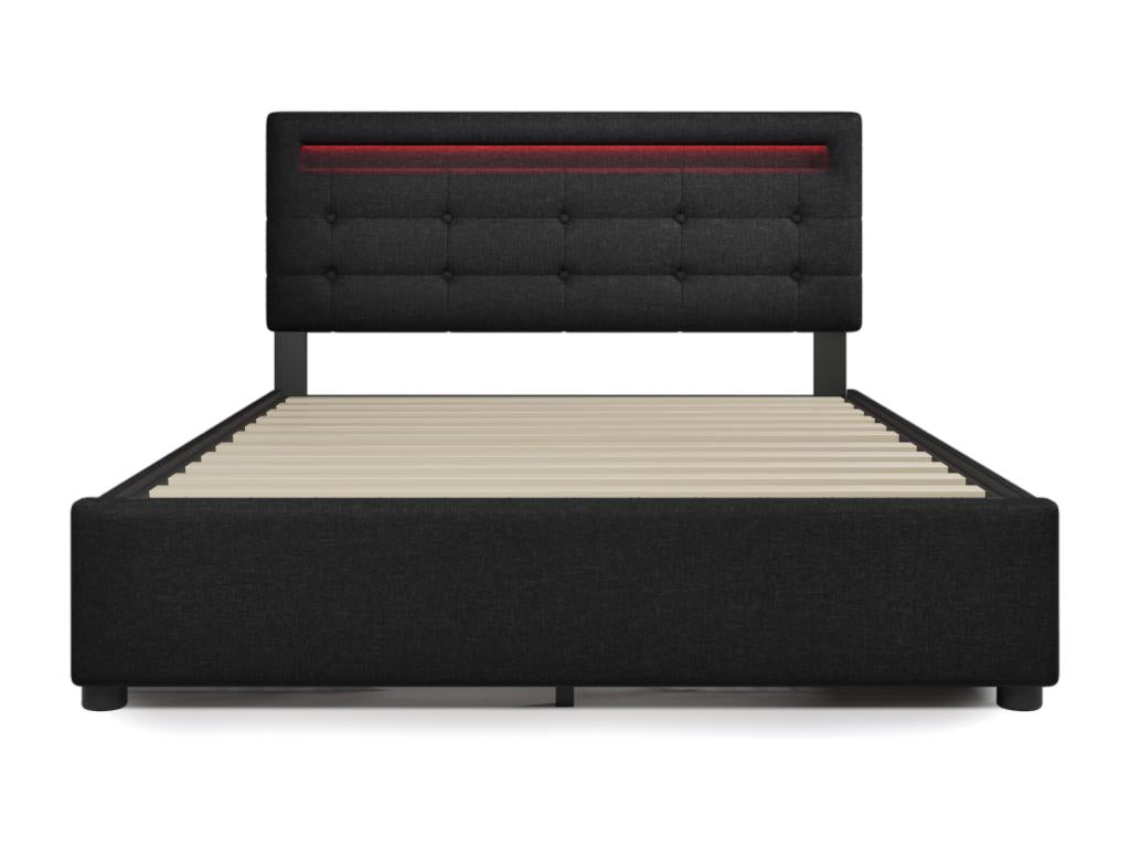 Mattress, Black, 140 x 200 cm