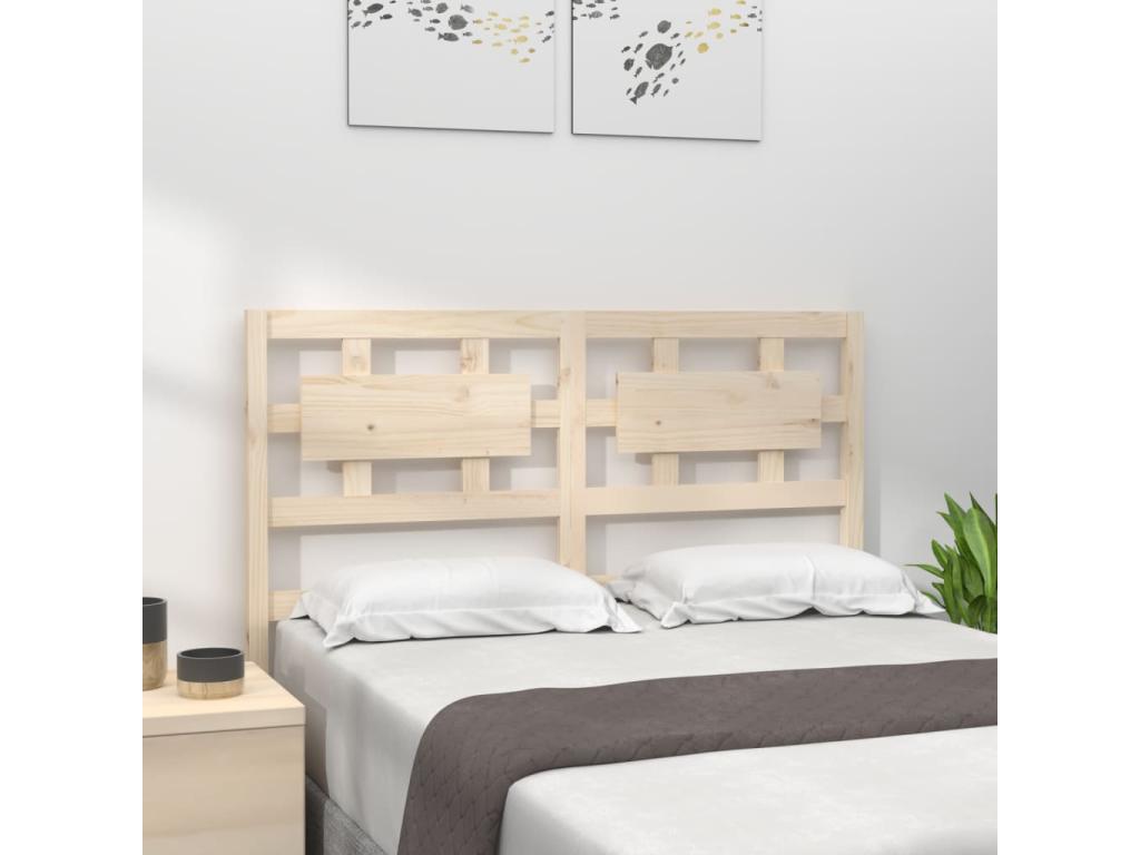 Headboard, Wood, Brown, 180 x 200 cm