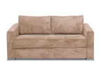 Meublita 3-seater express convertible sofa in corduroy - Meublita sleeping area 140 cm wide - Meublita 22 cm mattress