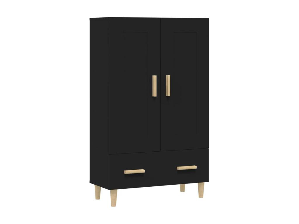 Sideboard, Wood, Black, 70 x 31 x 115 cm