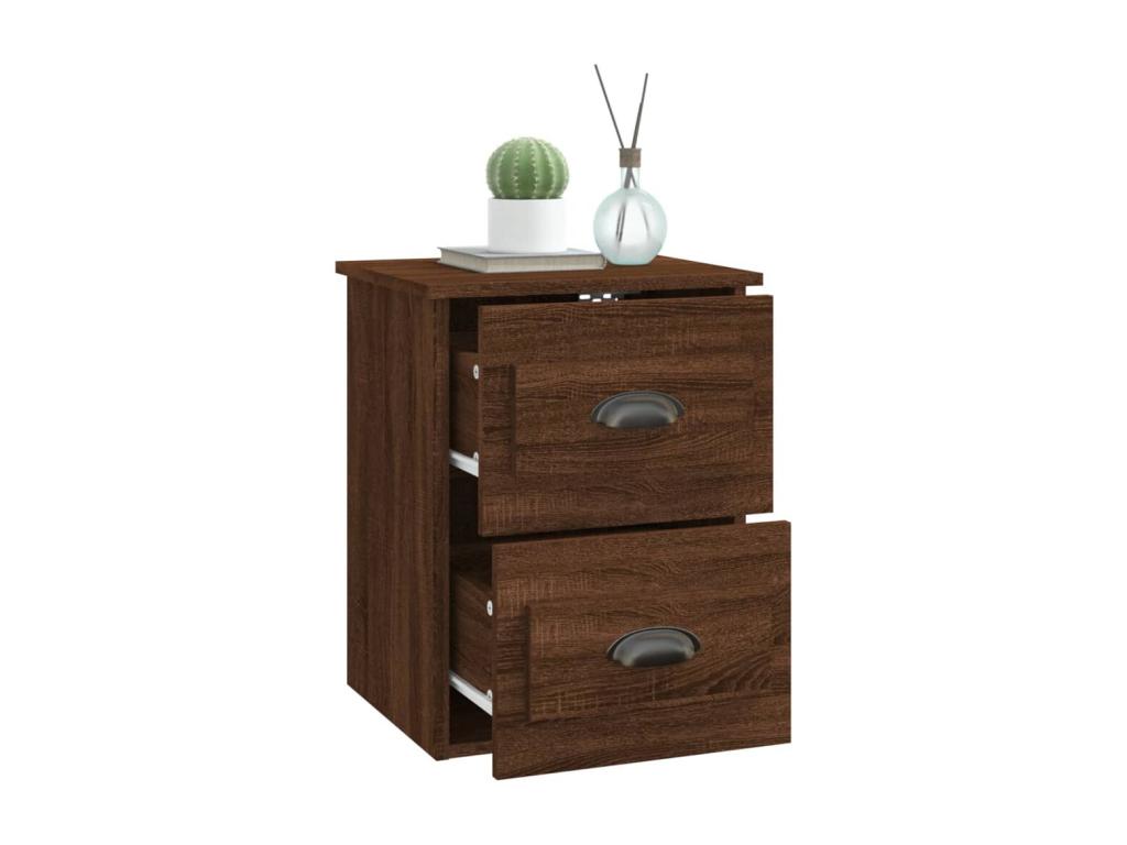 Nightstand, Wood, Brown, 36 x 53 cm
