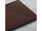 Shower Tray, Resin, Marron Chocolat, 150 x 90 cm